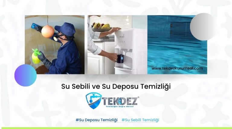 Su Deposu ve Su Sebili Temizliği – Doğru Ekipman ve Malzemeler