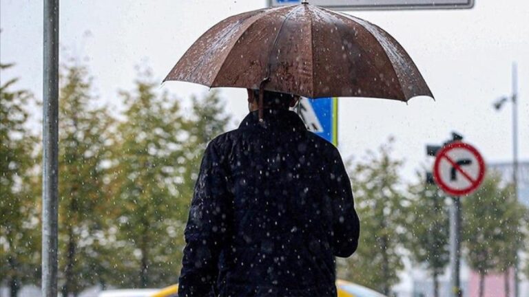 8 il için “sarı” alarm: Karla karışık yağmura ve sağanak yağışa dikkat