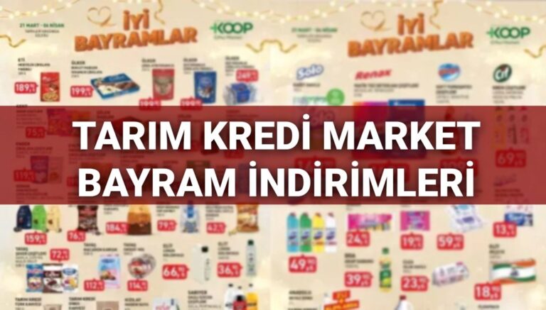 Tarım Kredisinin Kooperatif Piyasaları 24 Mart -4 Nisan İndirimli Ürünler Listesi: Kahve, Şeker, Çikolata, Koloni ve Temizlik Ürünleri Satılık – Son Dakikanın Ekonomik Haberleri