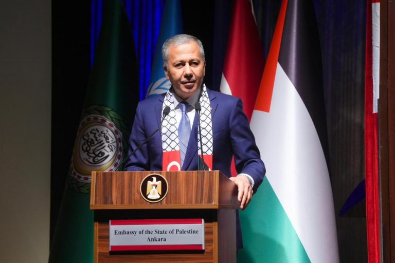 Bakan Yerlikaya: Türkiye, Filistin’in yanındadır